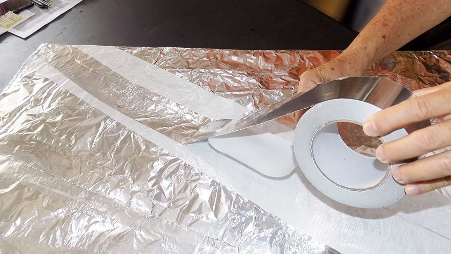 蘇州導電鋁箔膠帶，廠家批發(fā)單雙導鋁箔【昆山玉寰】